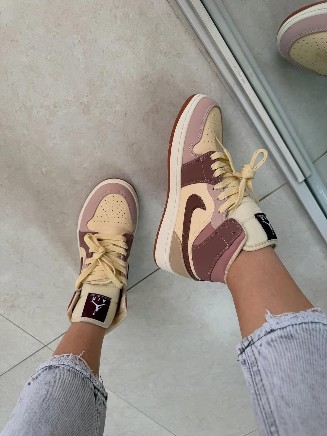 Nike Jordan 1 Mid Dark Pony Smoky Mauve